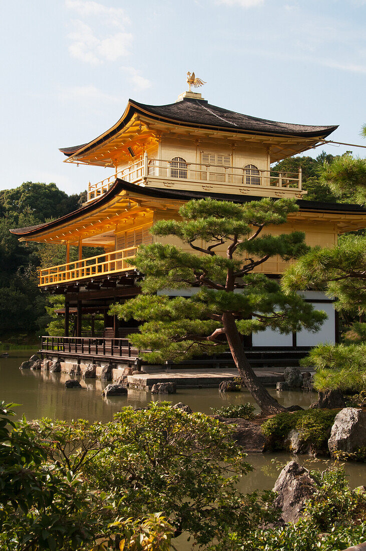 Japan, Kyoto, Goldener Tempel, Shogun Ashikaga Yoshimitsu