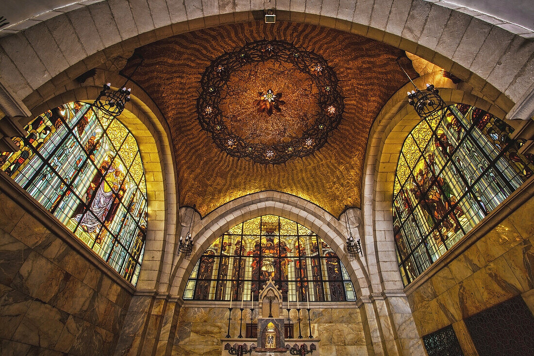 Israel, Interior of church of Flagellation; Jerusalem