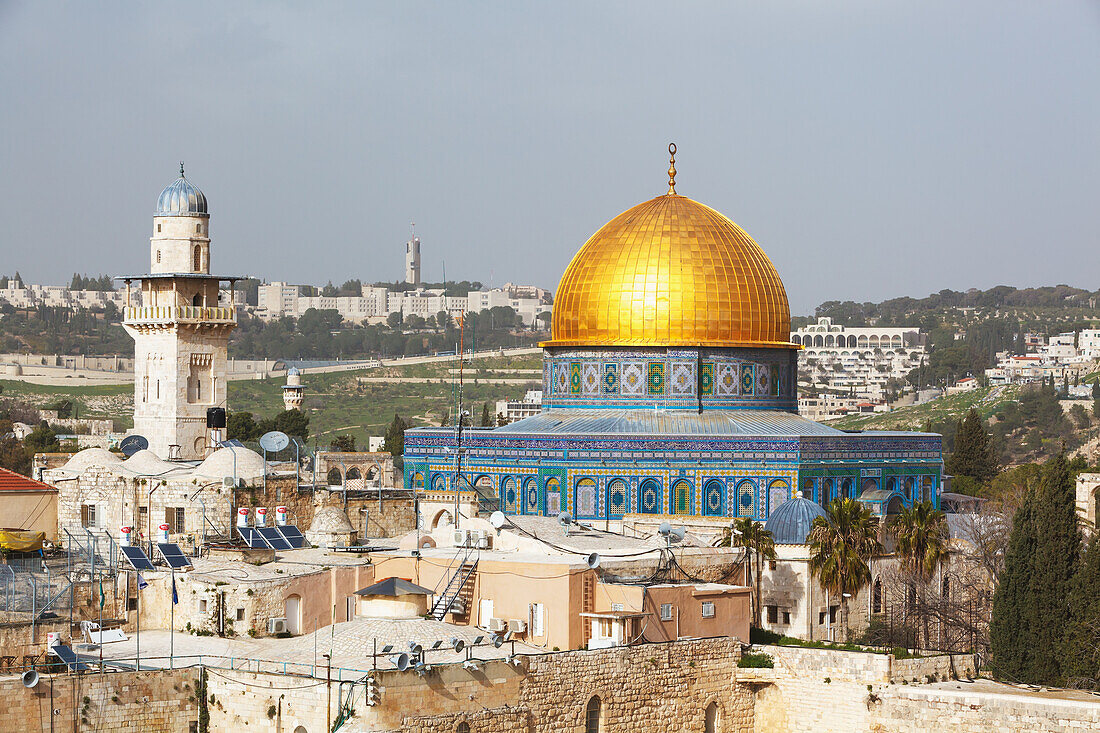 Jerusalem, View of Dome Of Rock; Israel