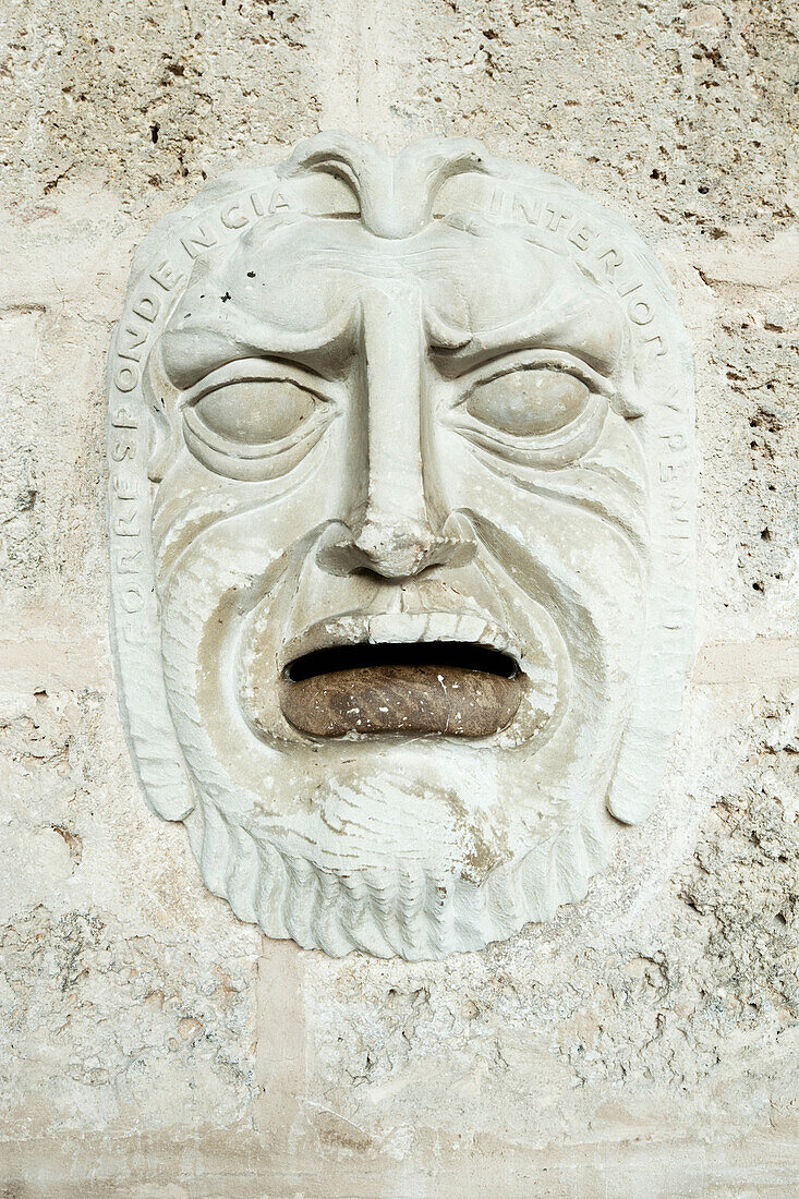 Kuba, Plaza de Catedral; Havanna, Briefkasten aus dem 18. Jahrhundert am Palacio de los Marqueses de Arcos