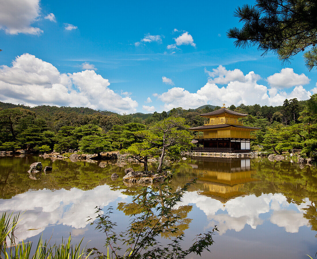 Golden Pavilion, With A Garden Design From The Muromachi Period; Kyoto, Japan