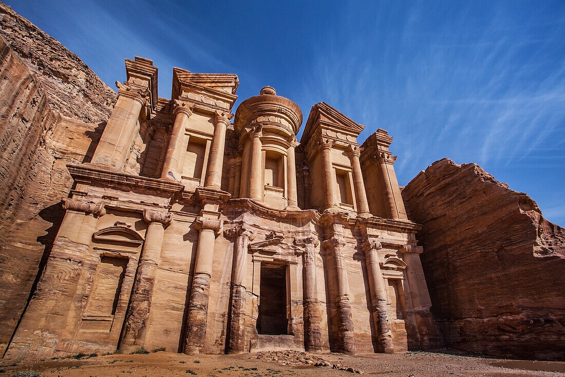 Jordan, Al Deir monastery; Petra