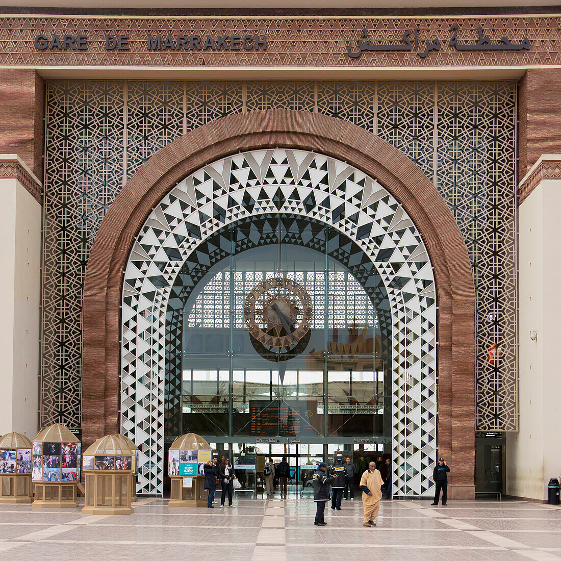 Bahnhof von Marrakesch; Marrakesch, Marrakesch-Tensift-El Haouz, Marokko