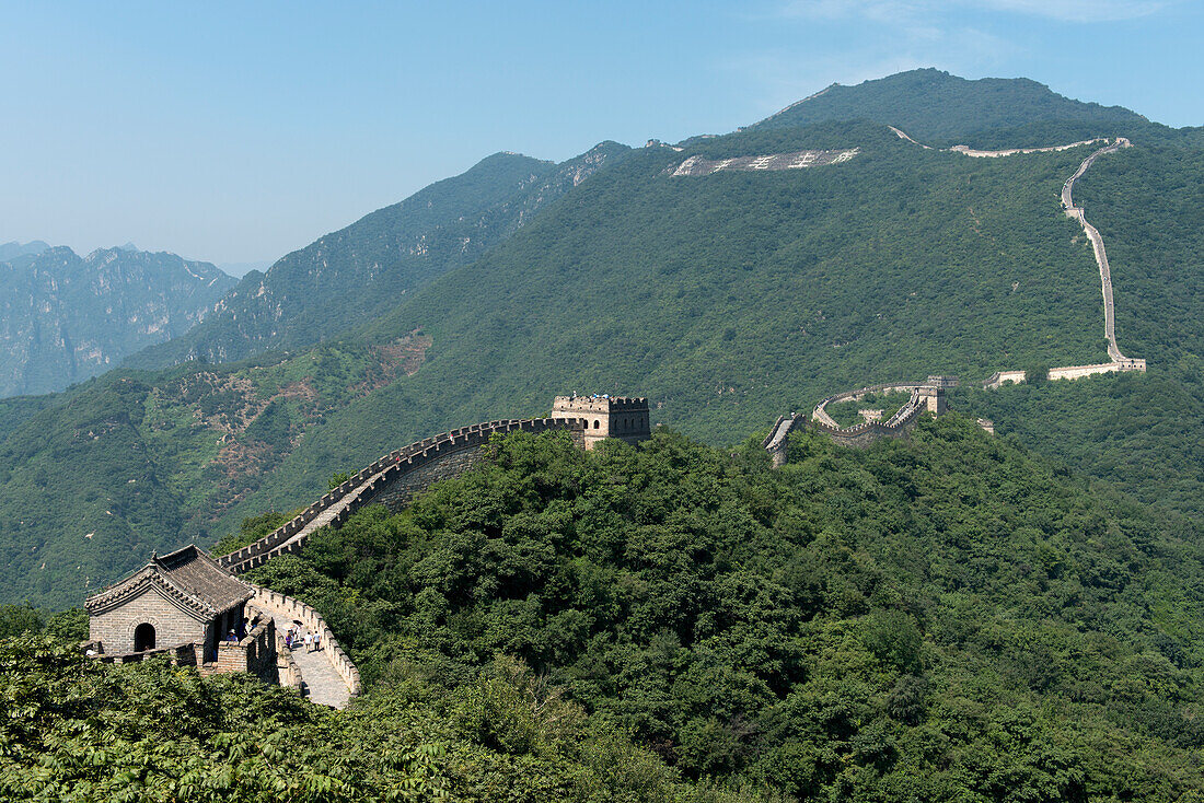 Die Große Mauer von China; Peking, China