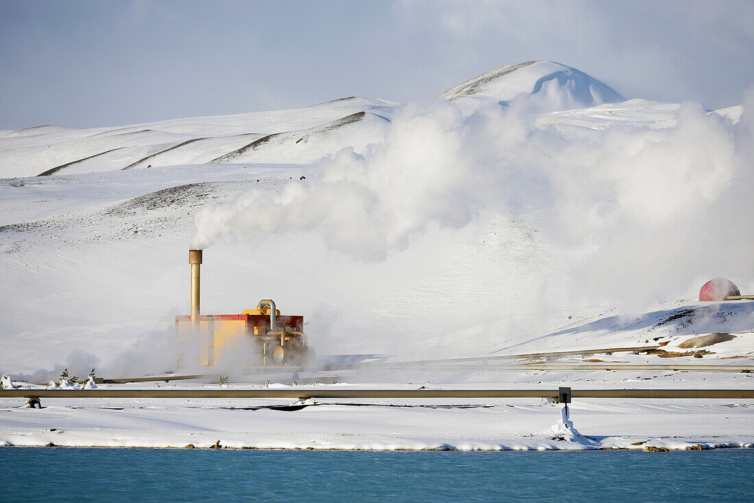 Bjarnarflag Geothermal Power Plant; Bjarnarflag, Myvatn, Iceland