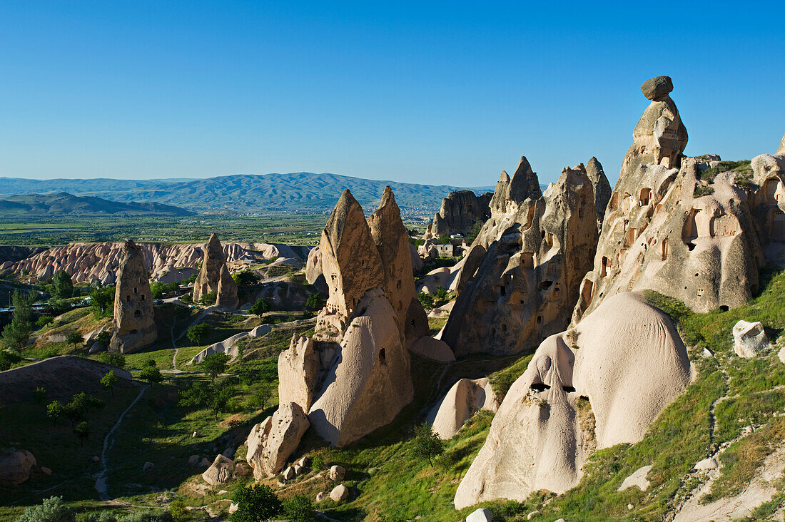 Fairy Chimneys Houses In Uchisar; Turkey