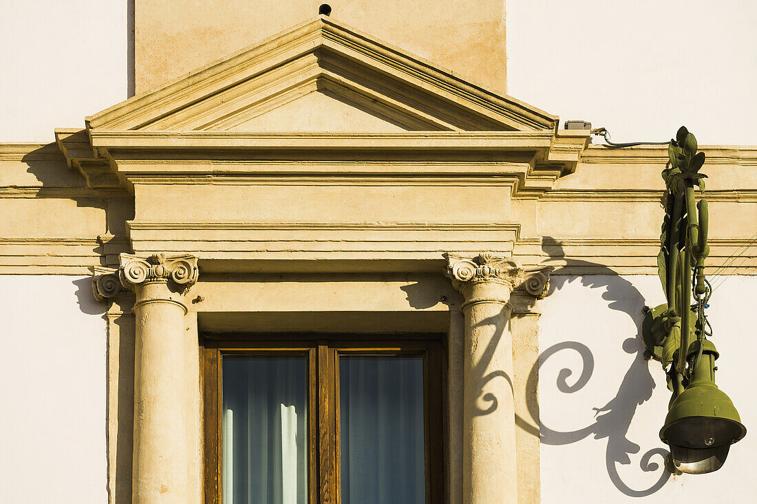 Architectural Details At Piazza Bra; Verona, Italy