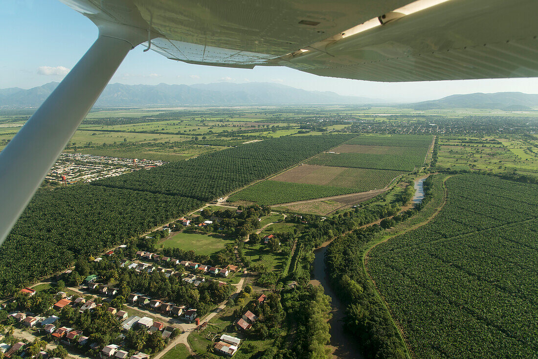 Luftaufnahme der Landschaft von Honduras; Honduras