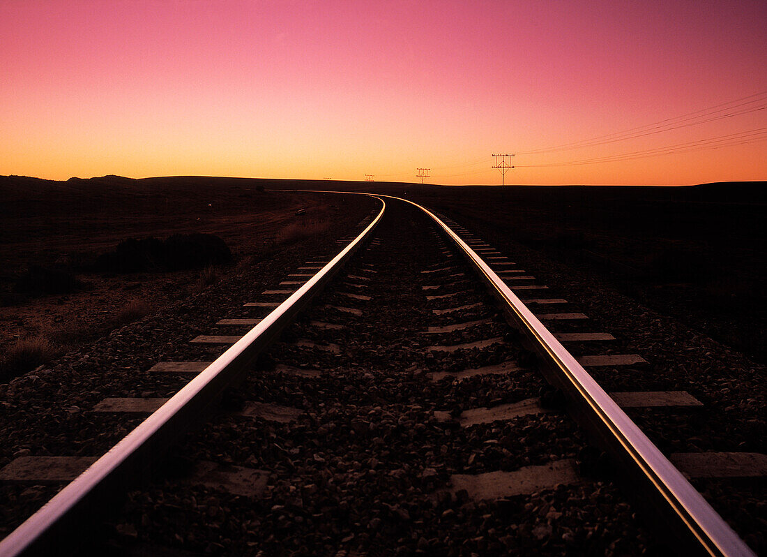 Eisenbahnlinien, Sonnenuntergang