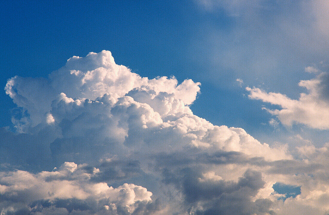 White Clouds in Blue Sky