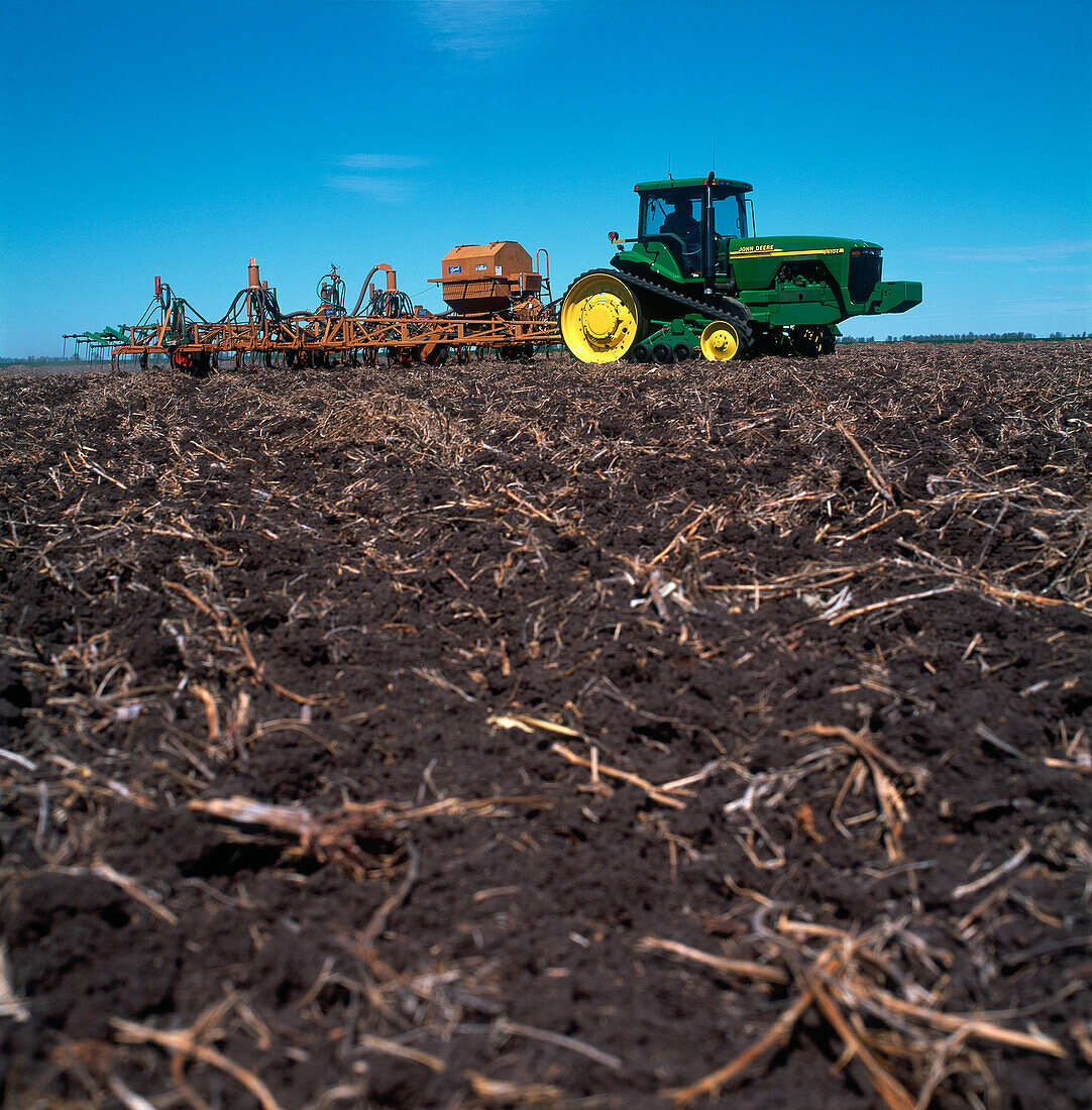 Tractor Pulling Plough, Australia