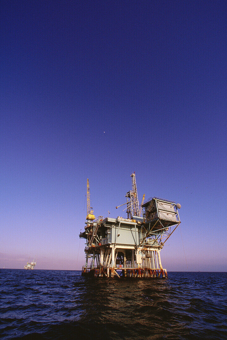 Offshore Oil Rig California, USA