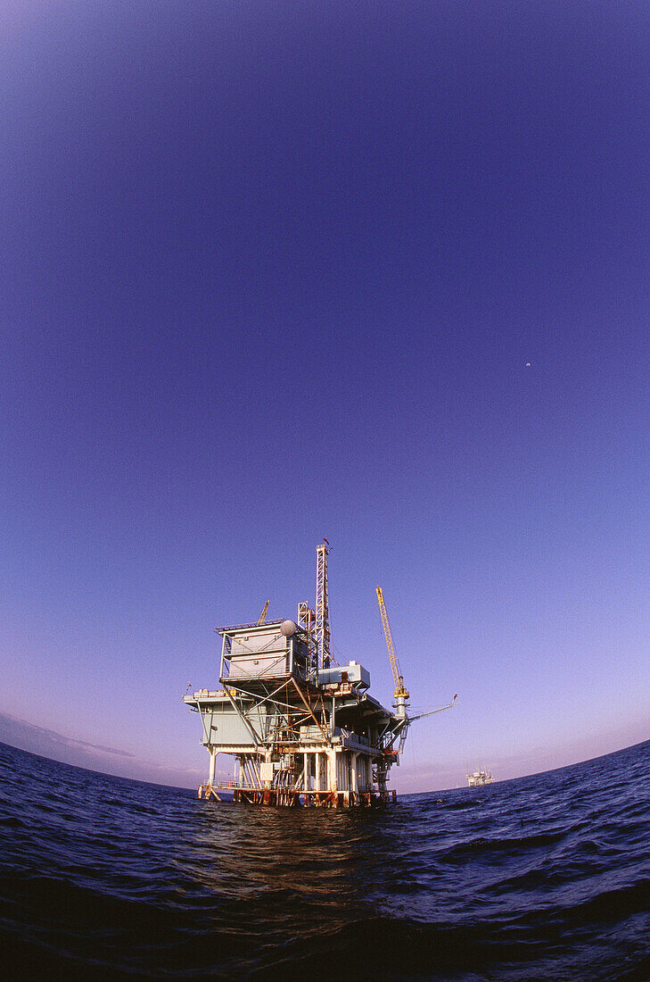 Offshore Oil Rig, California, USA