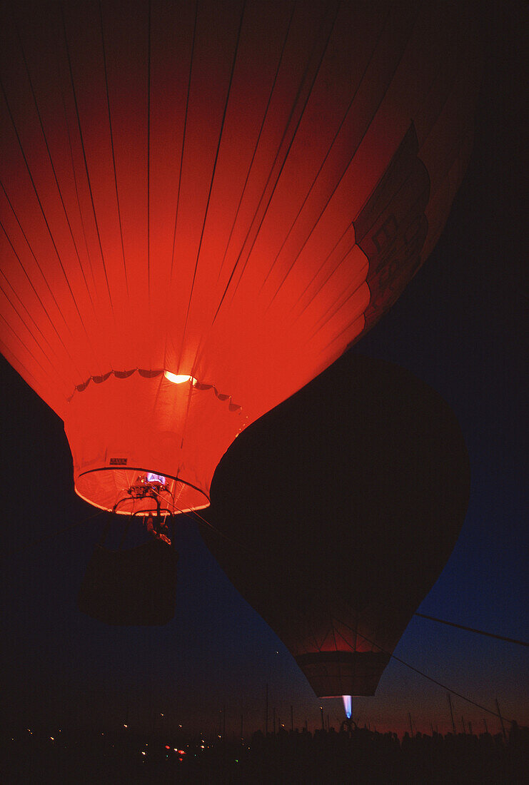 Heißluftballon, Seefest, Vancouver, Britisch-Kolumbien, Kanada