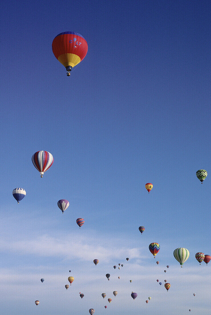 Hot Air Balloons, Albuquerque Fiesta, Albuquerque, New Mexico, USA