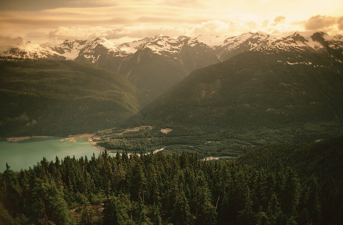 Holzfällerlager, British Columbia, Kanada