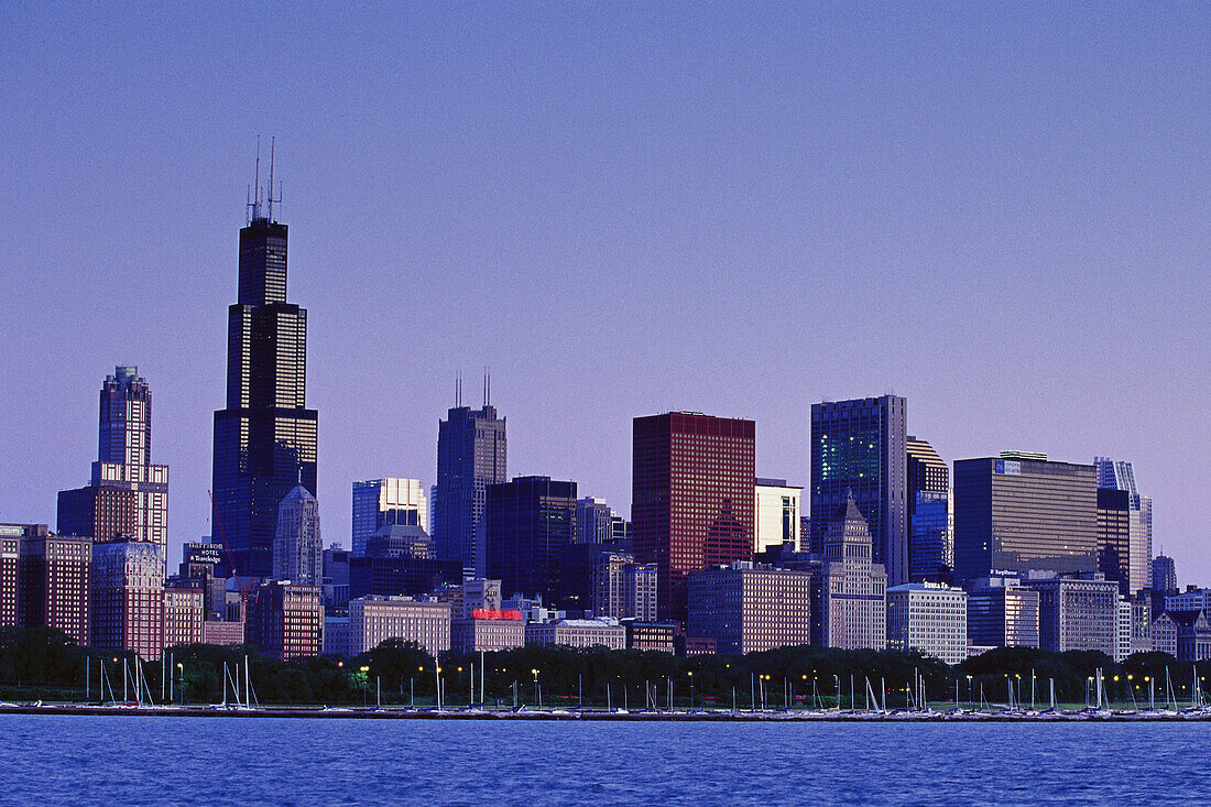 Chicago Skyline, Illinois, USA