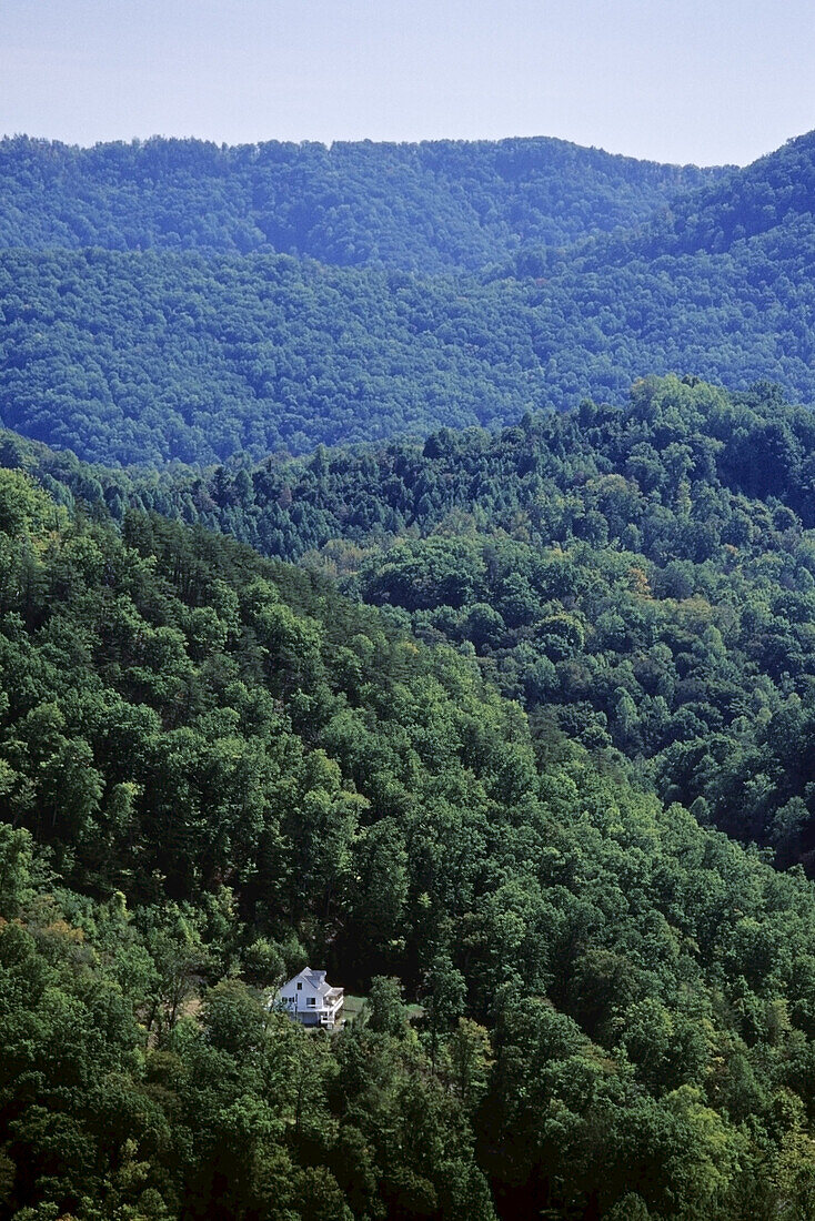 Überblick über Cumberland Gap, Tennessee, USA