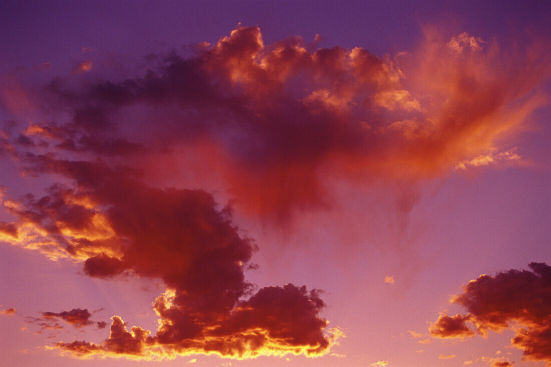 Clouds in Sky at Sunset