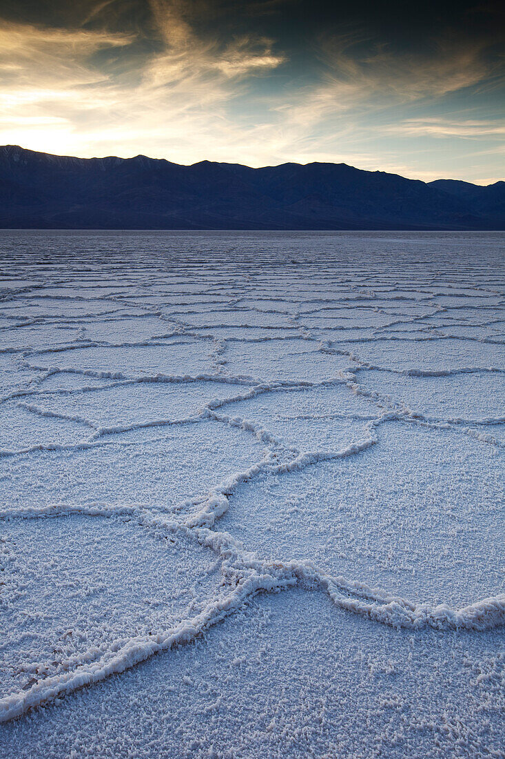 Badwater Salt Flats, Death Valley National Park, Kalifornien, USA