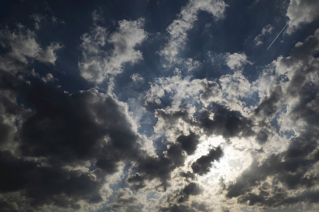 Sonne und Wolken am Himmel, Polen