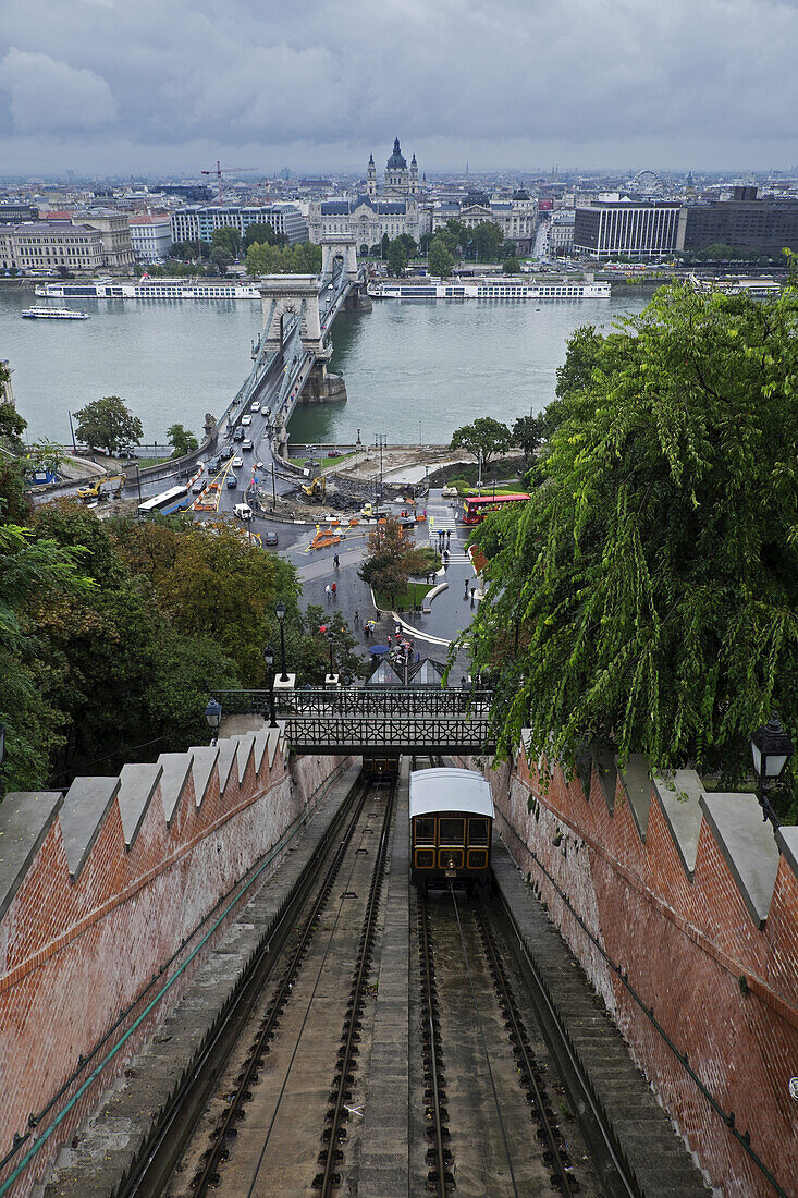 Budapest Castle Hill Funicular, Castle Hill, Budapest, Hungary