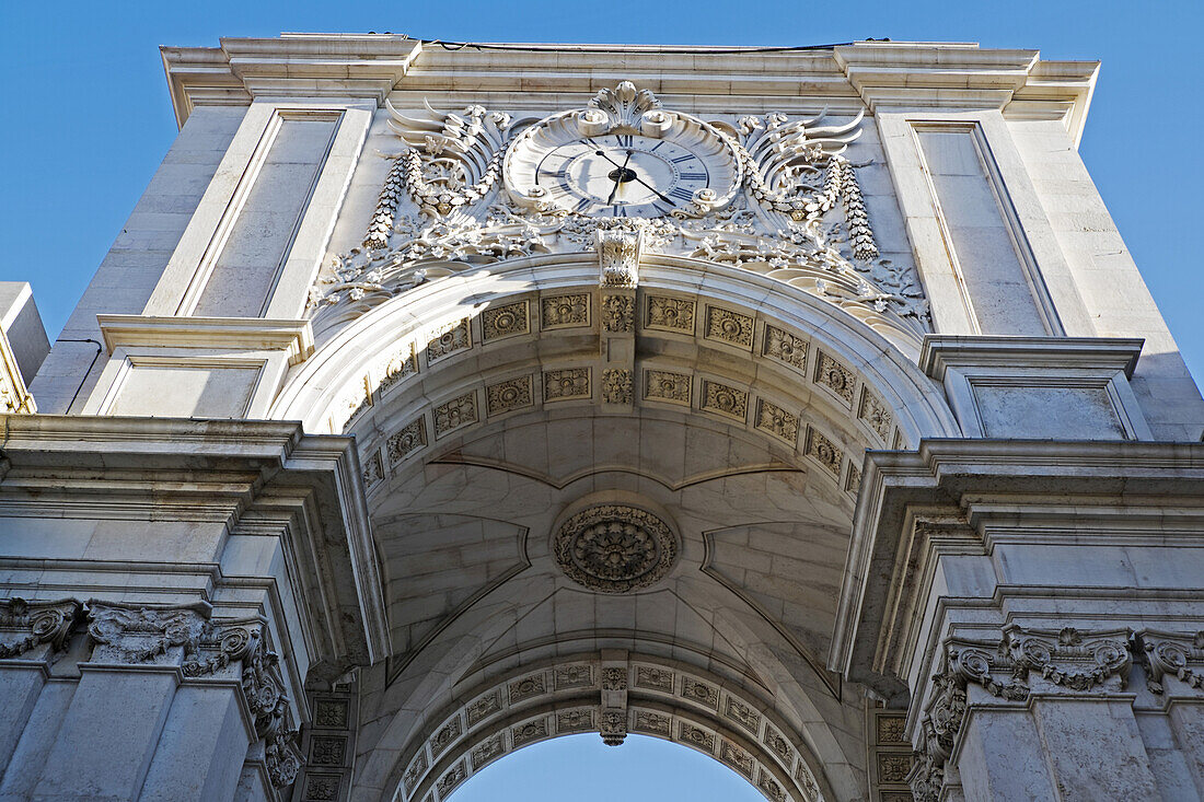 Arco da Rua Augusta am Praca Do Comercio, Lissabon, Portugal