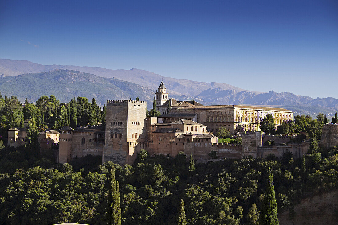 Alhambra in Granada, Andalucia, Spain