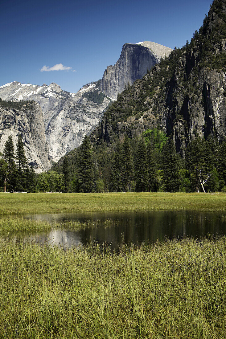 Half Dome Berg im Yosemite National Park in Kalifornien, USA