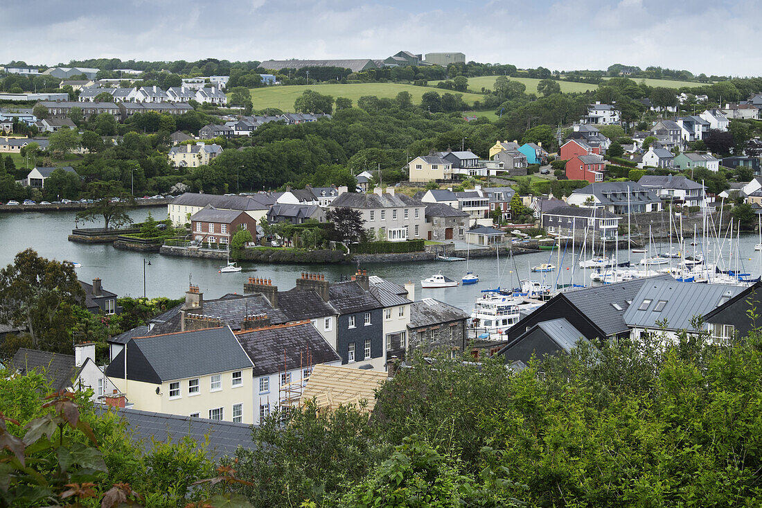 Scenic view of fishing town of Kinsale, Republic of Ireland