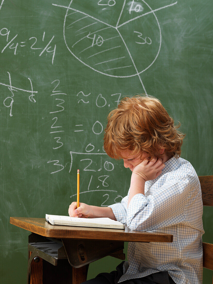 Boy at School