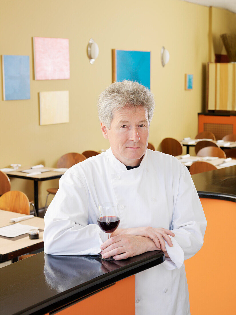 Portrait of Chef in Restaurant