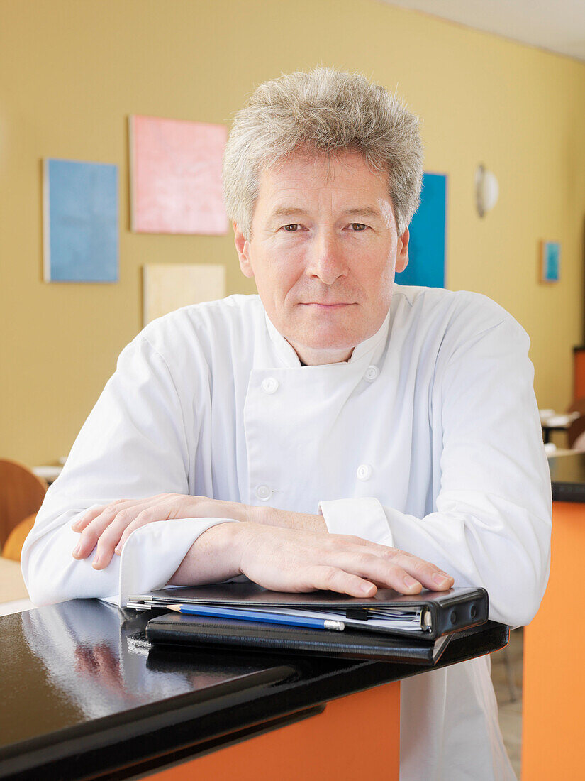 Portrait of Chef in Restaurant