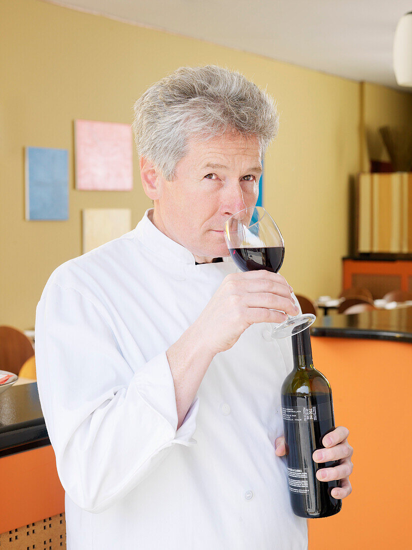 Portrait of Chef in Restaurant