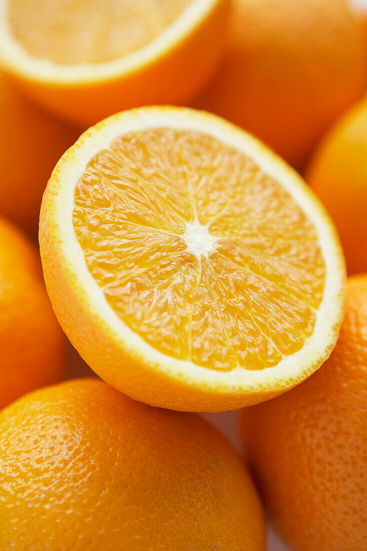 Orange Cut in Half