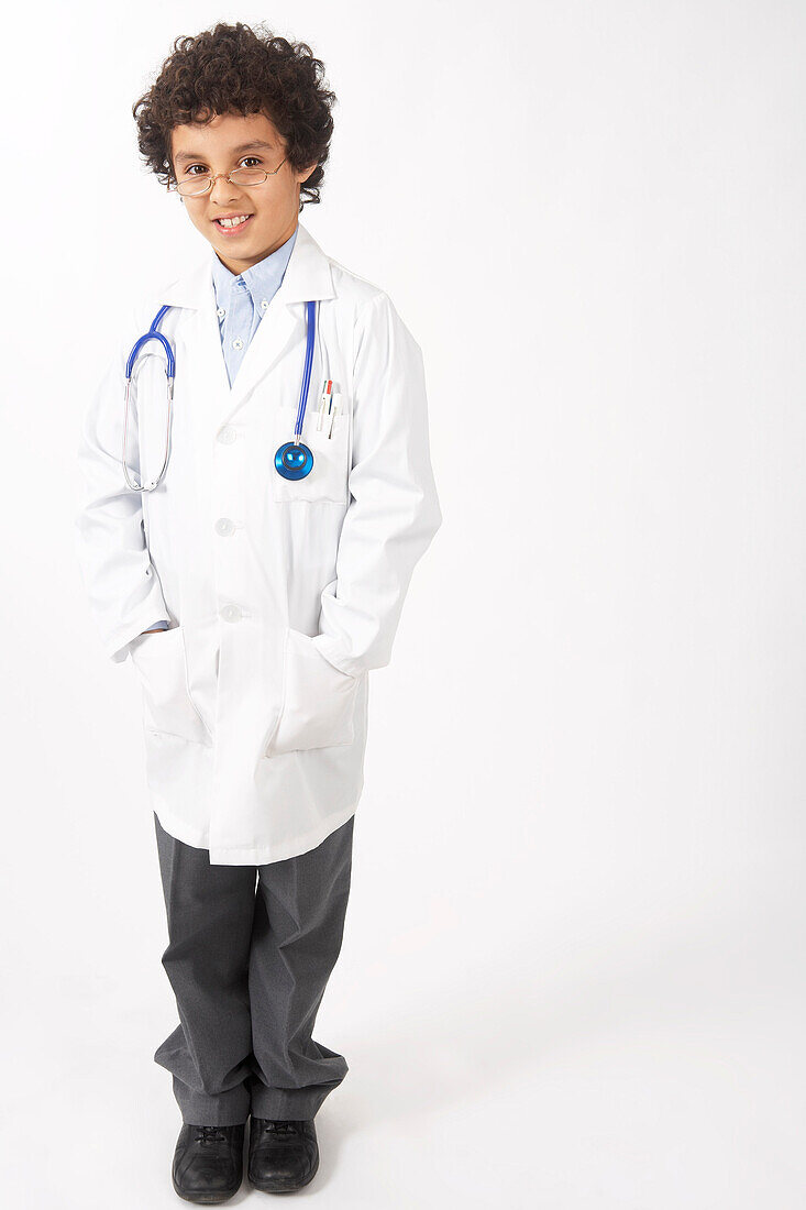 Boy Dressed as Doctor