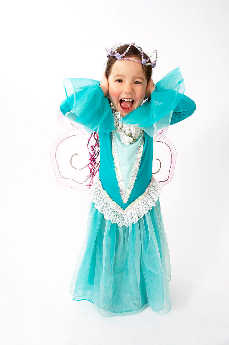 Girl Dressed as Fairy