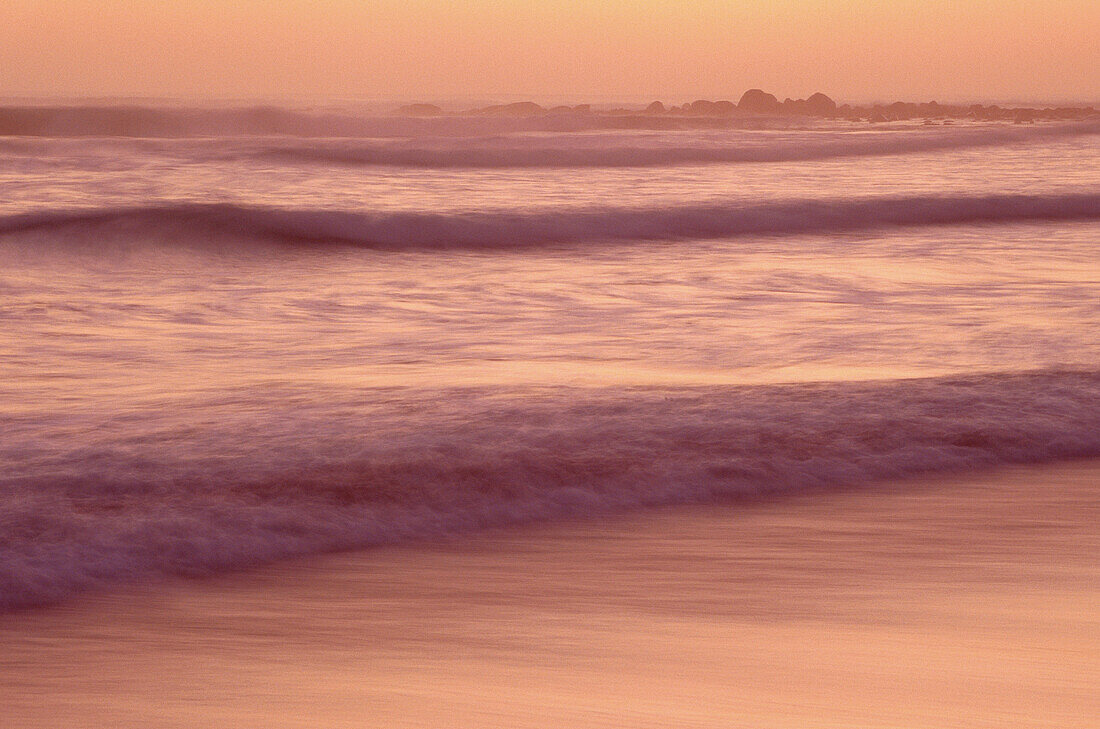 Atlantischer Ozean, Sonnenuntergang, Namaqualand, Südafrika
