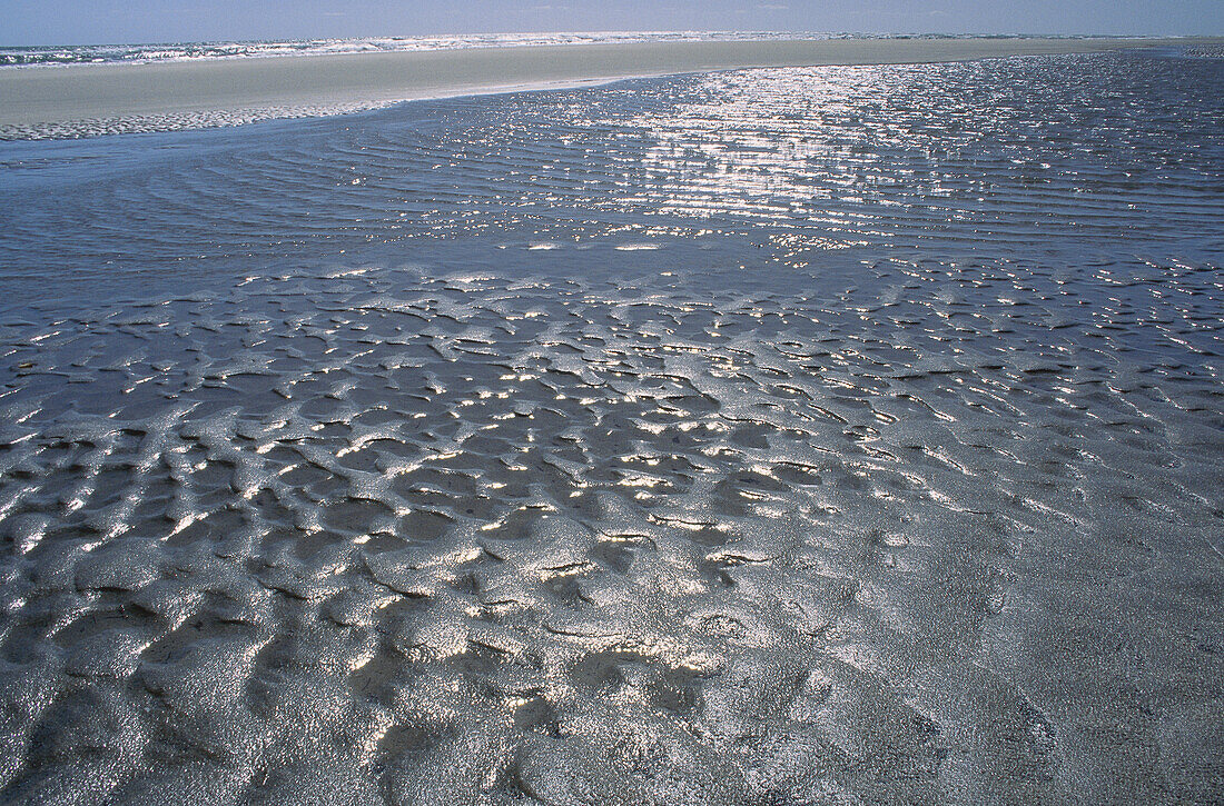 Sandmuster, Fairwell Spit, Südinsel, Neuseeland