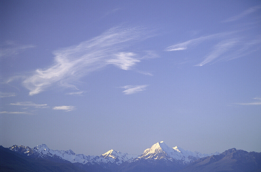 Mt. Cook am Nachmittag, Südinsel, Neuseeland