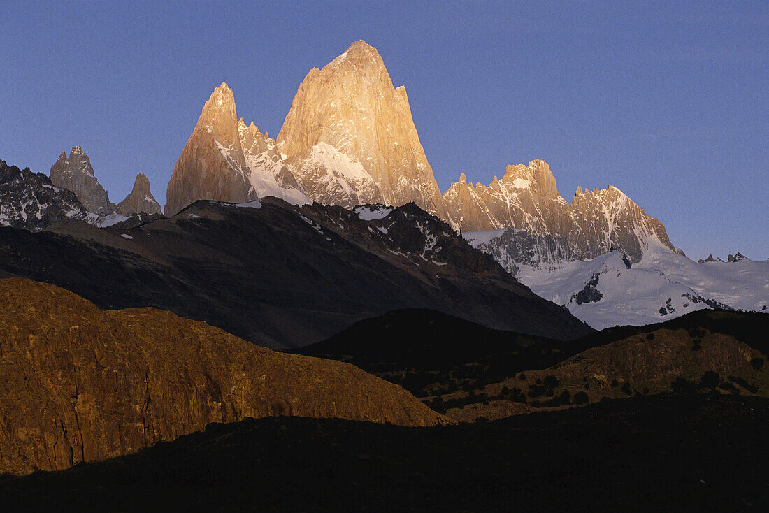 Berg Fitz Roy Patagonien, Argentinien