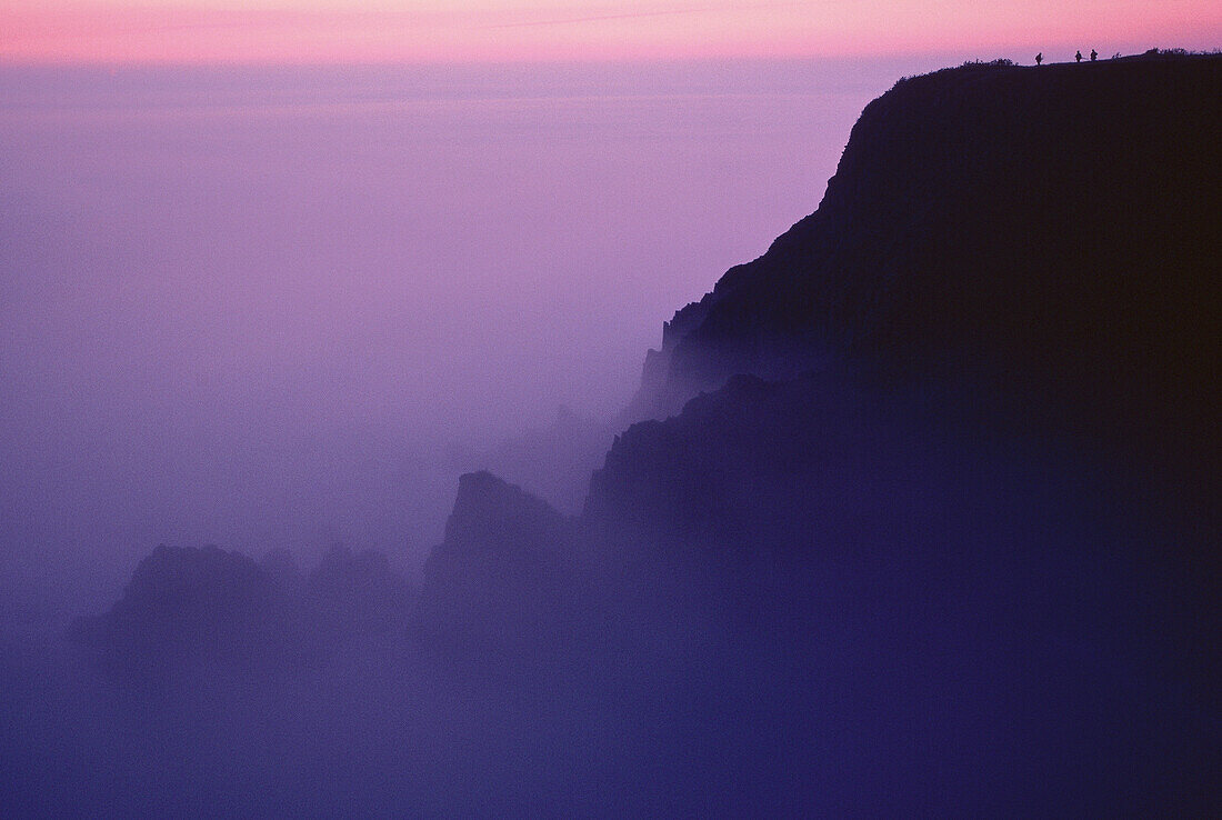 Sunset and Mist at Southern Head, Grand Manan, New Brunswick, Canada