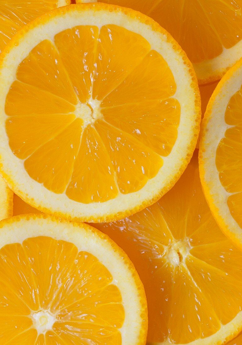 Orange slices (close-up)