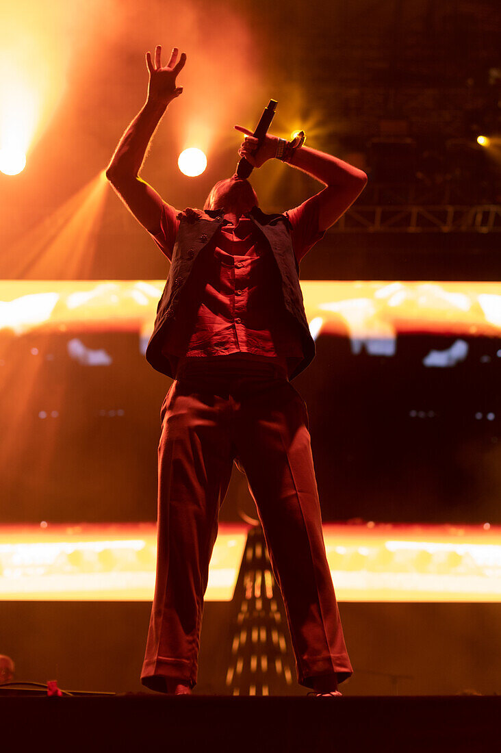 Spanish band Vetusta Morla performs live during Vive Latino 2022 Festival in Zaragoza, Spain