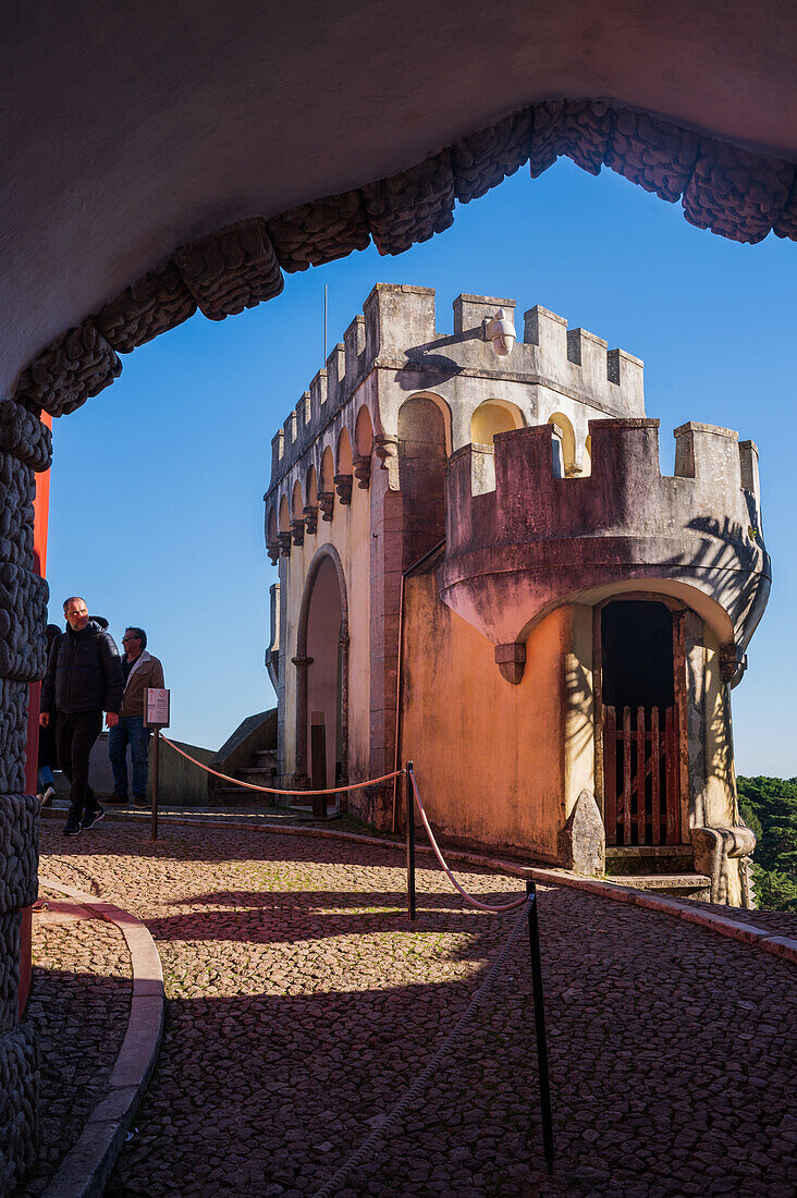 Park and National Palace of Pena (Palacio de la Pena), Sintra, Portugal