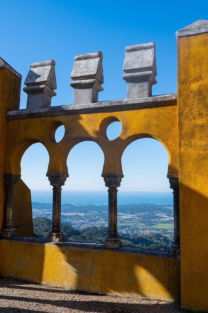 Park und Nationalpalast von Pena (Palacio de la Pena), Sintra, Portugal