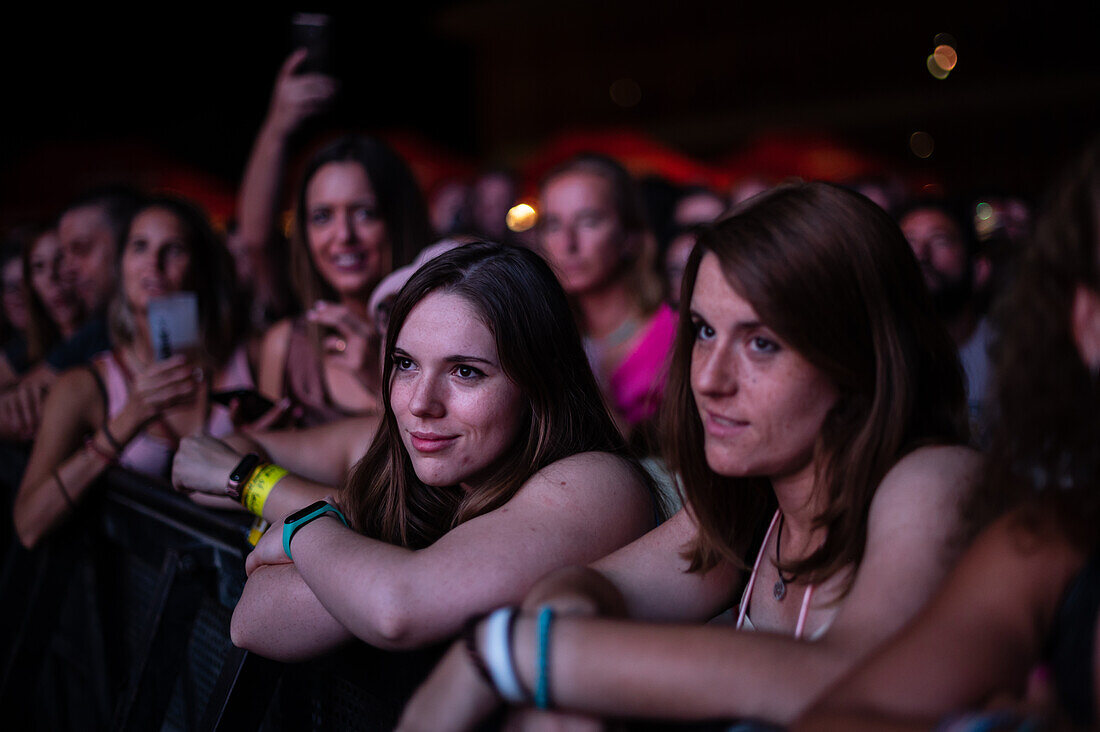 Spanish band Love of Lesbian performs live during Vive Latino 2022 Festival in Zaragoza, Spain