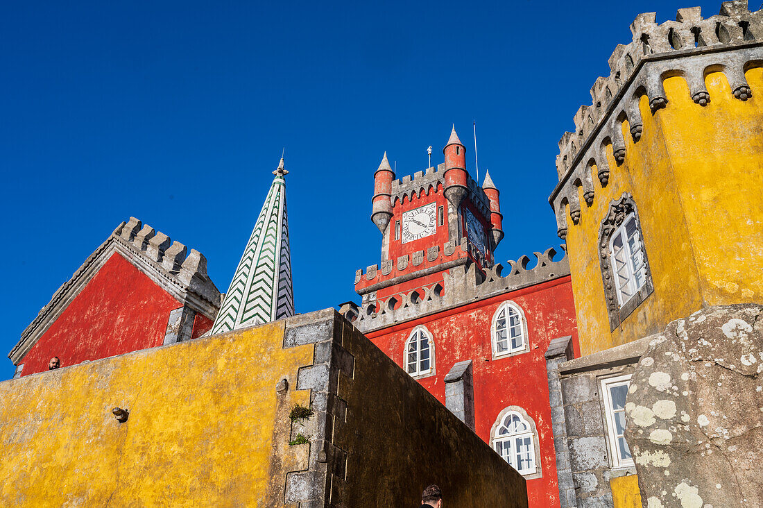 Park und Nationalpalast von Pena (Palacio de la Pena), Sintra, Portugal