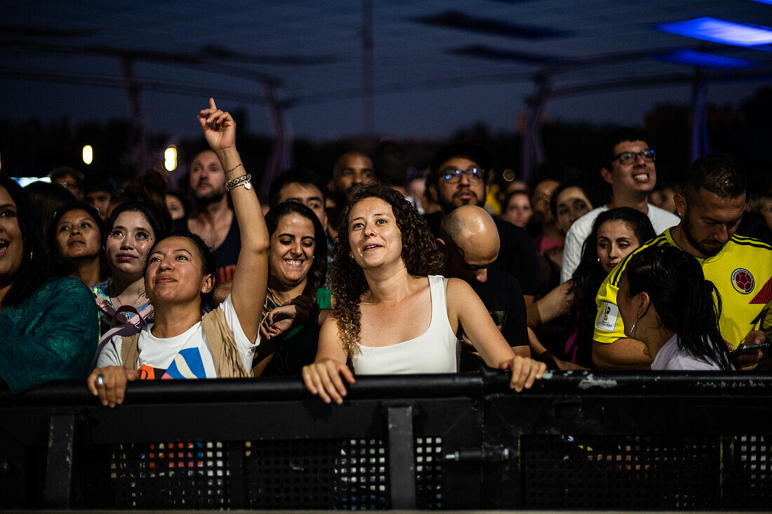 Colombian band Aterciopelados performs live during Vive Latino 2022 Festival in Zaragoza, Spain
