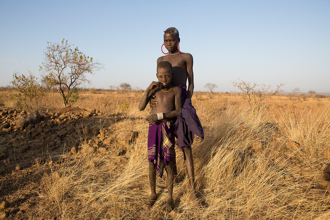 mursi tribe in southern Ethiopia, – License image – 13898712 lookphotos